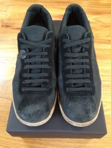 DIESEL BLACK GOLD DEX-LL Men’s Black Cotton Sneakers Shoes Size 12.5 – New