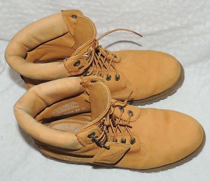 MEN’S TIMBERLAND ‘YELLOW’ WATER PROOF BOOTS SIZE 9 M