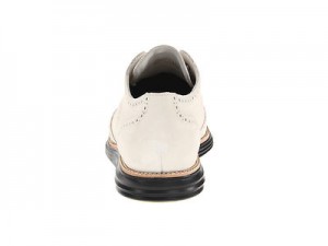 NEW Cole Haan LUNARGRAND WINGTIP IVORY/BLACK Shoes size 9.5 $248