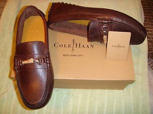COLE HAAN AIR GRANT BIT Mens Shoes / Driving Moccasins T- Moro Leather 8.5 NIB