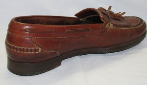 COLE HAAN Country LOAFERS Shoes Kiltie TASSEL Brown Size 9.5 Men’s