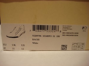 HUGO BOSS ORANGE MEN’S BAGIS WHITE LEATHER SHOES SZ 12 – BRAND NEW – NWT