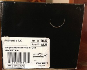 Vans Vault Uniphant Purple, Size 10.5