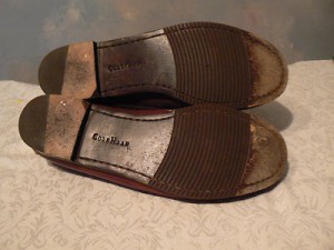 COLE HAAN MENS BROWN LEATHER LOAFERS 10B