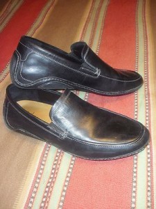 COLE HAAN NIKE AIR BLACK LOAFERS SHOES 10 M