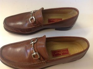 Cole Haan City Loafers Brown 10 1/2 M Italy Leather Dress Emory Bit Horsebit