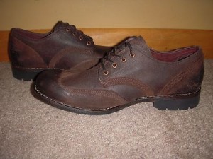 TIMBERLAND EARTHKEEPERS CITY PREMIUM WING TIP OXFORD SZ 8.5 BROWN 5322R
