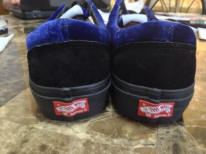 Supreme X Vans Blue Velvet Era Size 8.0 F/W 2013