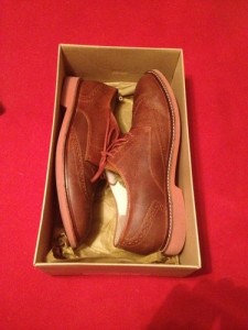 Cole Haan Nike Air Franklin Bark Suede Wing Tip Oxford Size 9