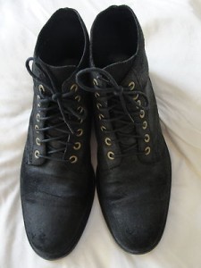 Cole Haan Men’s Fashion Boot, Black NuBuck, Size 10.5