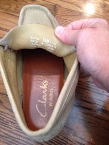 Clarks Wallabee Mens 7.5 Excellent Condition