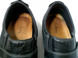 Mens Cole Haan Nike Air G Series Shoes Size 12 M Black Leather Slip Ons