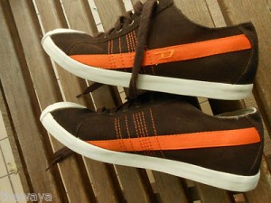 8.5 Diesel Brown Canvas Rubber Toe Corduroy Men’s Casual Great for School