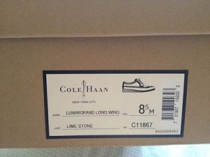NwB Cole Haan LunarGrand Long Wingtip Kudu Suede Lime Stone SoHo C11867 8.5M