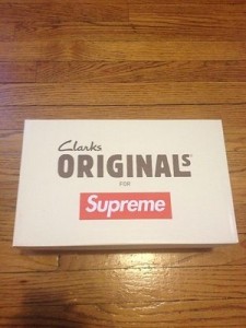 Clarks x Originals for SUPREME Desert Map Suede Teal NIB DS