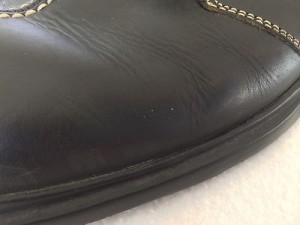 Cole Haan Nike Air Country Shoes 11.5 Black Leather Lace Up Casual Slip On