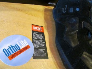 NEW with Box DIESEL NIIGATA Mens shoes size 11 solid black suede ortholite 0087