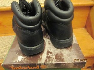 MENS TIMBERLAND BLACK FIELD BOOTS SIZE 10
