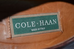 VTG COLE HAAN Men’s Brown Leather ITALIAN OXFORDS Country Shoes ~ 10 M ITALY