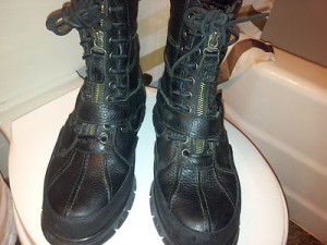 ralph lauren polo boot boots size 7.5 black fashion hiker timberland jordan nike