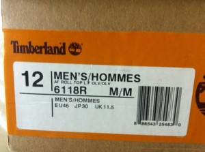 Timberland Boots Model 6118R Brand New In Box Men’s Size 12