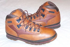 TIMBERLAND HIKING TRAIL ANKLE BOOTS MEN SIZE 11 MEDIUM BOWN LEATHER