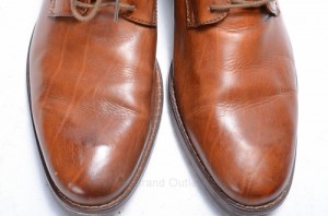COLE HAAN C09021 NIKE AIR 10 brown leather OXFORD PLAIN LACED BRITISH TAN shoe