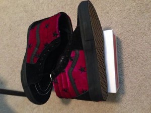 Supreme Vans  2013 F/W  VANS VELVET ERA PINK SIZE 8,5 sold out rare mmj cdg edc