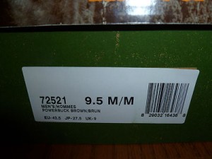 NEW MEN’S TIMBERLAND POWERBUCK BROWN 72521 GENUINE LEATHER SHOES