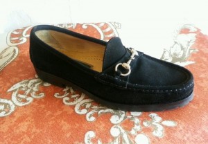 Cole Haan Men”s Black Suede Size 8.5 Casual Slip on Loafers
