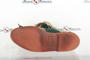 Mens Cole Haan Stylish G2 Oxford Beige/green Leather Shoes sz 8.5 D