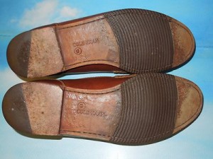 VINTAGE COLE HAAN GENUINE HANDSEWN BROWN LEATHER LOAFERS ,ALL LEATHER SIZE 10 M