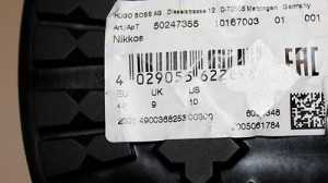$395 Hugo Boss ‘NIKKOS’ Size 10 (9 UK) Leather Ankle Boots/Sneakers in Black