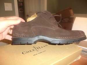 Cole Haan Nike Air Suede Oxfords Dark Brown Size 11/NWOB