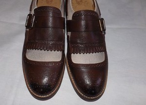 NIB MR. WOLF Canvas / Leather Wing Tip Shoes 10 – 10.5 (It. 43) Cole Haan