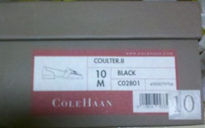 MENS COLE HAAN SHOES BRAND NEW / SIZE 10M