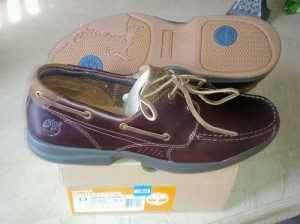 Timberland boat shoes mens 13 nib brand new hulls cove brown leather