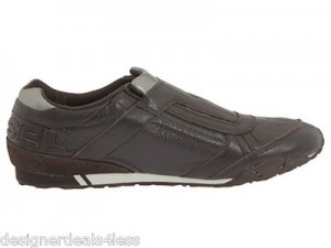 NEW MEN’S DIESEL KEEP LEATHER BROWN COFFEE BEAN CASUAL SHOES SIZE 11 12 13