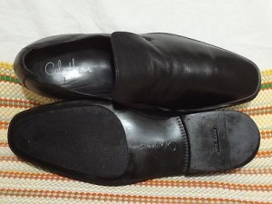 AWESOME COLE HAAN nike air MEN SHOES SZ 10 M BLACK LEATHER LOAFERS