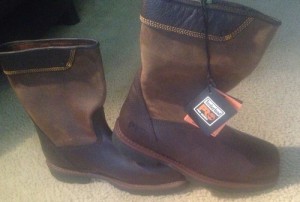 NEW Timberland Mens Work Boots Size 8 Medium inch Pro Steel Toe Brown 85580