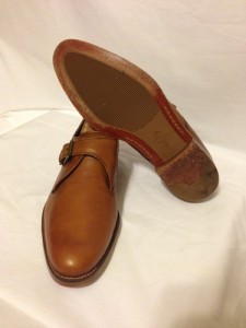 Cole Haan “Air Madison” Monk Strap British Tan Sz 10.5D $248