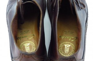 Clarks Brown Leather Lace Up Desert Boots Men Size 9 M