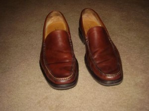 Men’s Size 12M COLE HAAN NIKE AIR Brown Leather Loafers