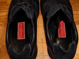 Cole Haan Nike Air Ventura Black Leather Nubuck Fashion Sneakers Shoes Mens 10.5