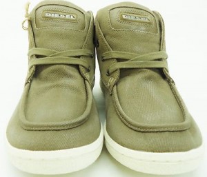 Diesel Men’s Spark Lace-Up Fossil Brown Size 8.5 M US TST