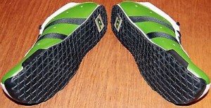 Diesel Mens Wish Shoes Size 8 Walking Sneakers, Green and White – Leather MINT