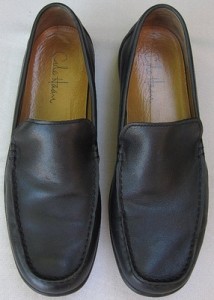 EUC 9M Cole Haan Nike Air Slip On Loafer Shoes Black
