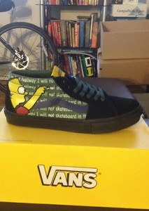 Vans Simpsons STASH Sneakers Size 11 Skate Mid LX  Brand New Very Rare!