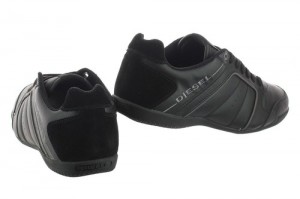 NEW Diesel Hurrikane Y00471-PR131-T8013 Black Sporty Casual Leather Shoes Men