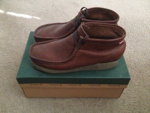 Clarks Padmore Leather Boots Mens Size 8.5